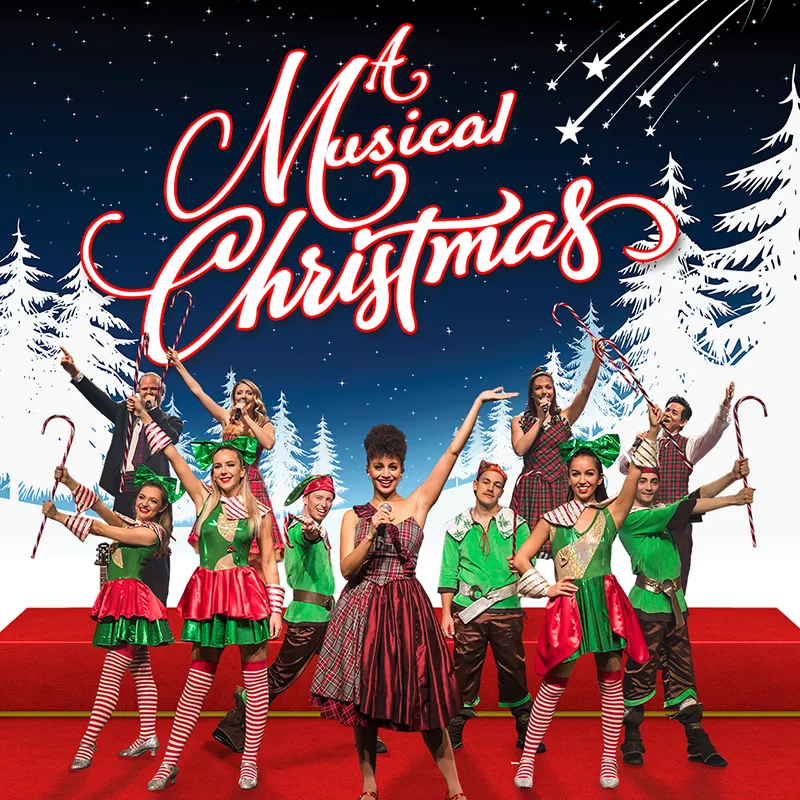 A Musical Christmas Plakat im Quadrate Format